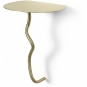 Ferm Living - Curvature Wandtisch Messing