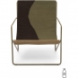 Ferm Living - Desert Lounge Sessel Olive / Dune