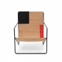 Ferm Living - Desert Lounge Sessel Schwarz / Block