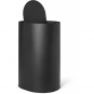 Ferm Living - Enkel Abfalleimer L Schwarz