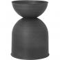 Ferm Living - Hourglass Blumentopf Schwarz M