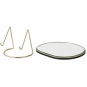 Ferm Living - Pond Tisch-Spiegel Messing
