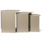 Ferm Living - Shard Cluster-Tische (3er Set) Cashmere