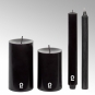 Lambert - Kerze Rund H 25 cm (16er Set) Schwarz