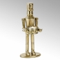 Lambert - Taiko Kerzenständer Nussknacker L Antik Gold, Dunkel Bronze