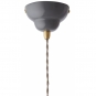 Anglepoise - Original 1227 Brass Maxi Hängeleuchte Elephant Grey