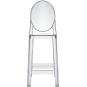 Kartell - One More Barhocker 65 cm | Glasklar
