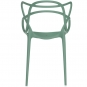 Kartell - Masters Stuhl Salbeigrün