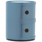 Kartell - Componibili Ø 32 cm 2 Fächer | Hellblau