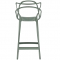 Kartell - Masters Barhocker 65 cm | Salbeigrün