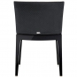 Kartell - Mademoiselle Stuhl Kravitz Baststoff-Schwarz