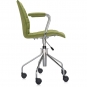 Kartell - Maui Soft Bürostuhl mit Armlehnen Trevira Giftgrün