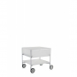 Kartell - Mobil Rollcontainer 1 Schublade; 1 Fach | Eisfarben