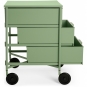 Kartell - Mobil Rollcontainer 3 Schubladen | Mattes Hellgrün