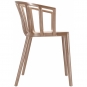 Kartell - Venice Armlehnenstuhl Taupe Glänzend