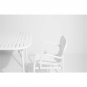 Petite Friture - Week-End Tisch quadratisch mit Lamellen Blush