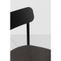 Petite Friture - Fromme Wood Stuhl gepolstert Schwarz / Rohi Shake