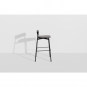 Petite Friture - Fromme Wood Barhocker H75 Schwarz