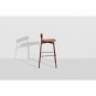 Petite Friture - Fromme Wood Barhocker H75 Rot Braun
