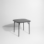 Petite Friture - Week-End Tisch quadratisch glatt Schwarz