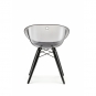 Pedrali - Gliss 905 Stuhl Grau Transparent | Esche Natur