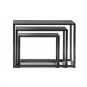 Pedrali - Code Couchtisch 40x40x60 cm | Schwarz