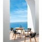 Ethimo - Knit Esstisch 90x90 cm | Teak Natur
