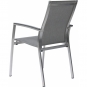 Stern - Mika Stapelsessel Grau / Aluminium Anthrazit