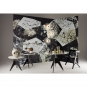 Tom Dixon - Screw Tisch Ø 90 cm; H: 57-82 cm - Marmor