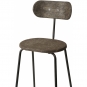 Mater - Earth Hocker Rückenlehne Recyceltes Plastik (H 74 cm)