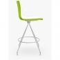 Arper - Catifa 46 0488 Barhocker zweifarbig H 65cm Weiß-Grün