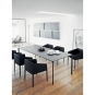 Arper - Nuur 0806 Esstisch 240 x 100 cm | Fenix Schwarz