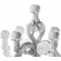 Seletti - Giant Burlesque Kerzenhalter 3 Affen | Weiß