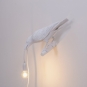 Seletti - Bird Looking Wandleuchte White | Looking Left Outdoor