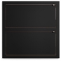 Ambivalenz - Fläpps Regal 80x80-2 cm, 2 Flächen Schwarz