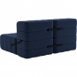 Ambivalenz - Curt Sofa Set 4 Dunkelblau (Jet 6098)