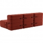 Ambivalenz - Curt Sofa Set 6 Rot (Dama 0058)