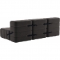 Ambivalenz - Curt Sofa Set 6 Grau / Braun (Jet 9108)