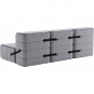 Ambivalenz - Curt Sofa Set 6 Grau (Jet 9803)