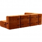 Ambivalenz - Curt Sofa Set 9 Russet Rot (Barcelona V3347/17)