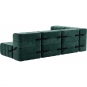 Ambivalenz - Curt Sofa Set 9 Serpentine Grün (Barcelona V3347/39)
