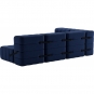 Ambivalenz - Curt Sofa Set 9 Dunkelblau (Jet 6098)