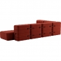 Ambivalenz - Curt Sofa Set 12 Rot (Dama 0058)