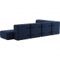 Ambivalenz - Curt Sofa Set 12 Dunkelblau (Jet 6098)