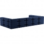 Ambivalenz - Curt Sofa Set 15 Dunkelblau (Jet 6098)