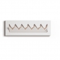 Ambivalenz - Fläpps Garderobe Crownhäng 60x20 cm | Weiß