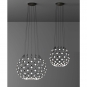 Luceplan - Mesh D86 LED Pendelleuchte Ø100 cm, Wireless-Kit 