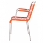 Fiam - Mya Spaghetti Stapelsessel PVC-Band: Orange