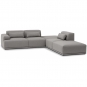 Muuto - Connect Soft Ecksofa Configuration 3 Re-wool 128