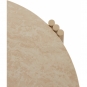 AYTM - Tribus Couchtisch Ø 60 cm Sand hell / Travertin